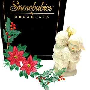 Snowbabies Christmas Retired Ornament - Need a Hug